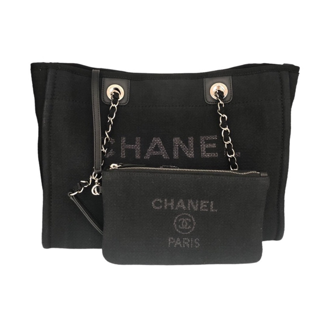 CHANEL(シャネル)の　シャネル CHANEL ドーヴィルチェーントート A67001 ミックスファイバー レディース トートバッグ レディースのバッグ(トートバッグ)の商品写真