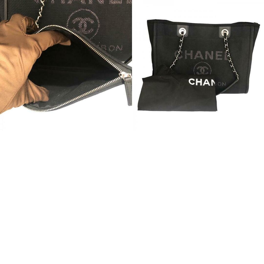 CHANEL(シャネル)の　シャネル CHANEL ドーヴィルチェーントート A67001 ミックスファイバー レディース トートバッグ レディースのバッグ(トートバッグ)の商品写真