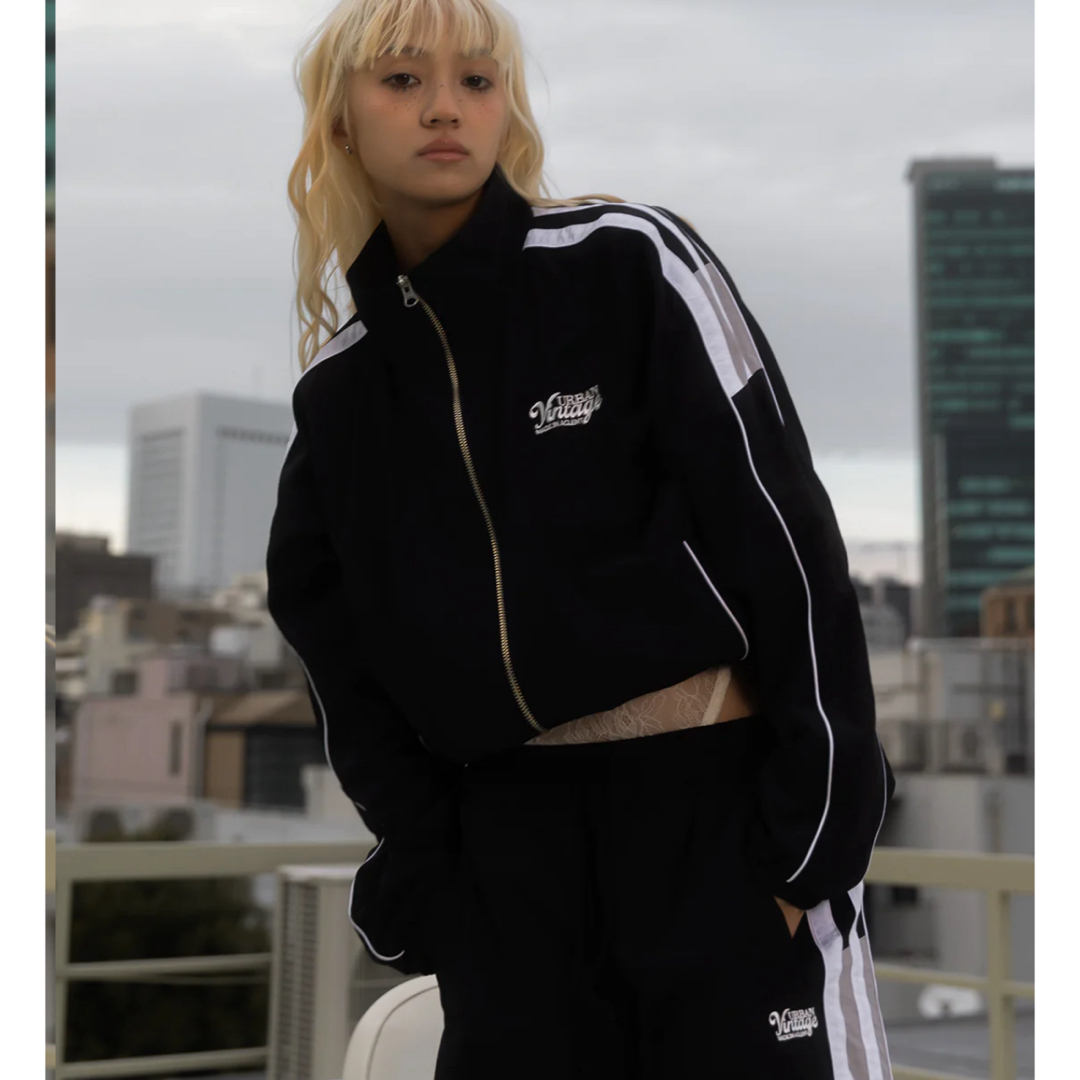 aclent Bicolor nylon track jacket pants レディースのジャケット/アウター(ナイロンジャケット)の商品写真