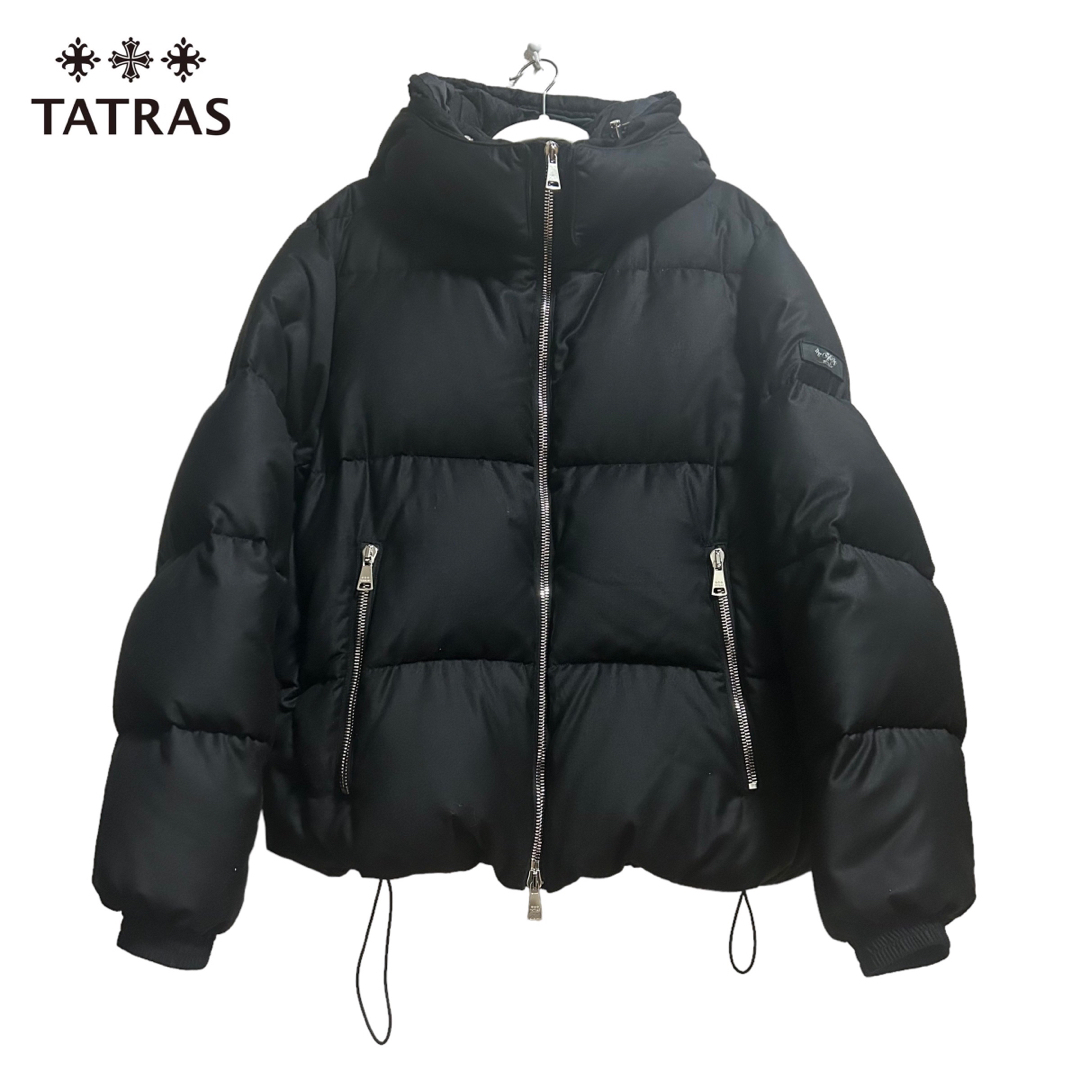 TATRAS(タトラス)のTATRAS R-LINE HORN 04 ダウンジャケット ブラック メンズのジャケット/アウター(ダウンジャケット)の商品写真