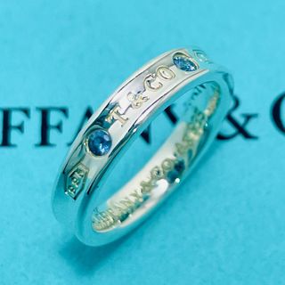 ティファニー(Tiffany & Co.)のティファニー モンタナサファイア 2P ナロー リング シルバー★878(リング(指輪))