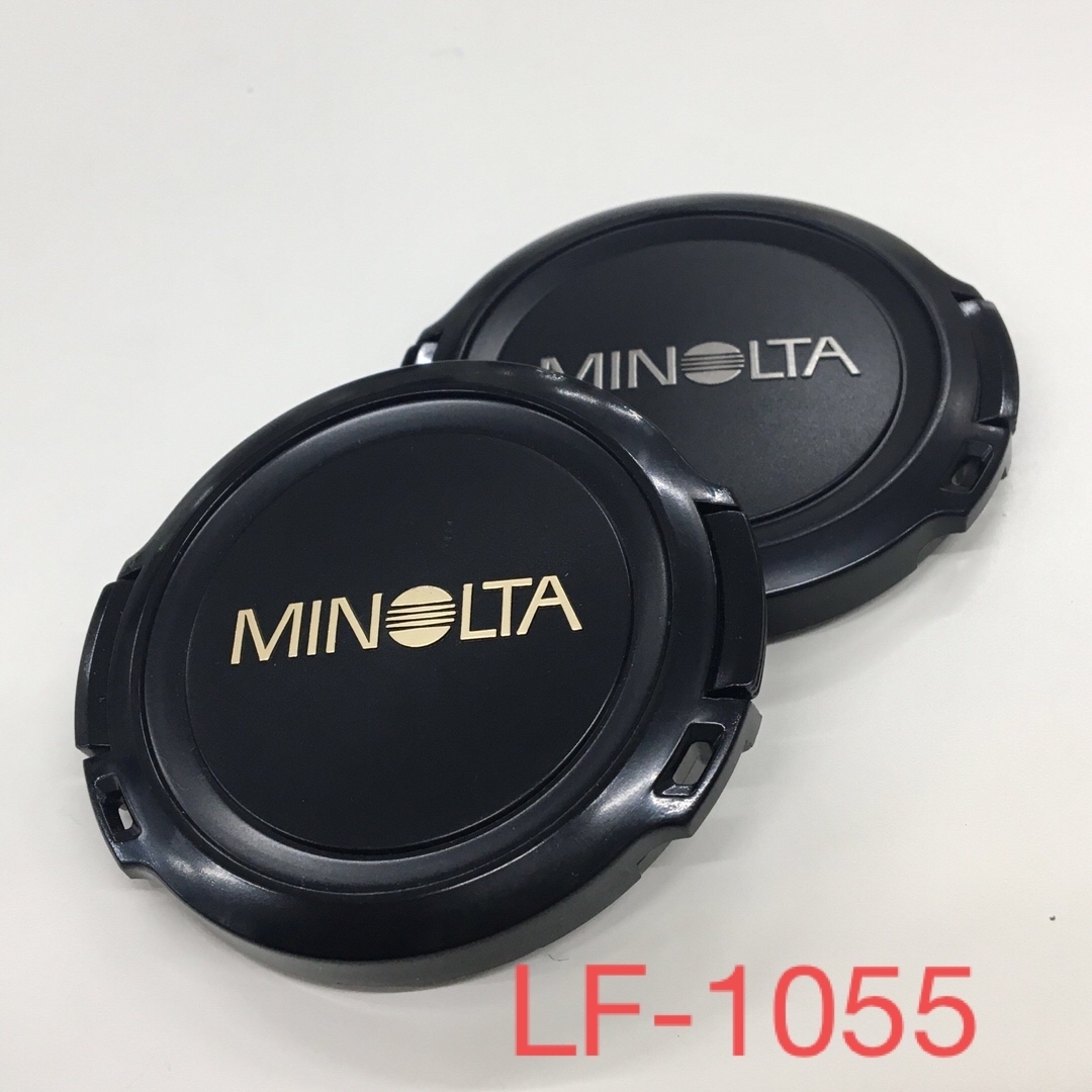 KONICA MINOLTA(コニカミノルタ)のMINOLTA ミノルタ Φ55mm レンズキャップ LF-1055 金&銀 スマホ/家電/カメラのカメラ(レンズ(単焦点))の商品写真