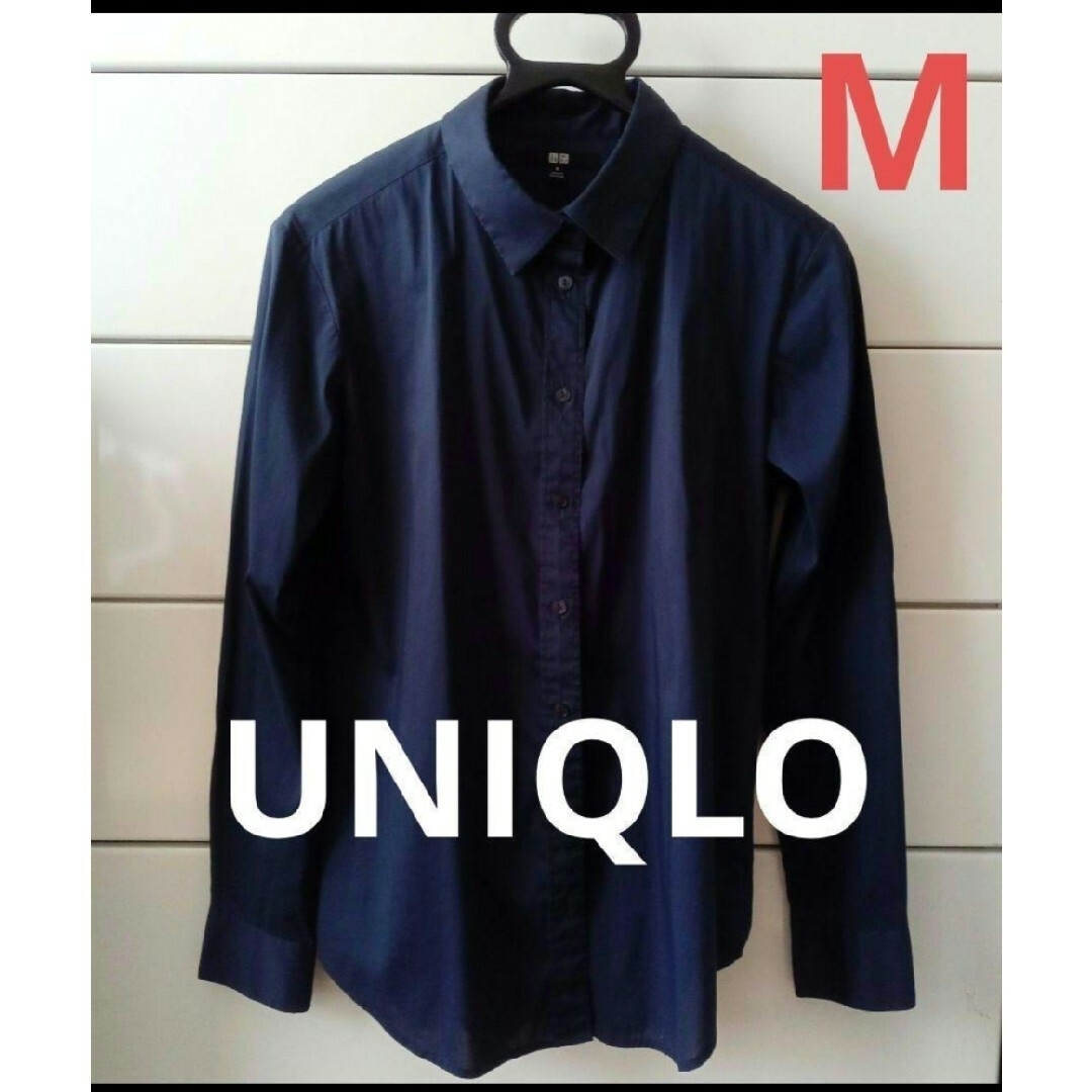 UNIQLO(ユニクロ)の売約済み　UNIQLO　ユニクロ　長袖シャツ　ストレッチ レディースのトップス(シャツ/ブラウス(長袖/七分))の商品写真