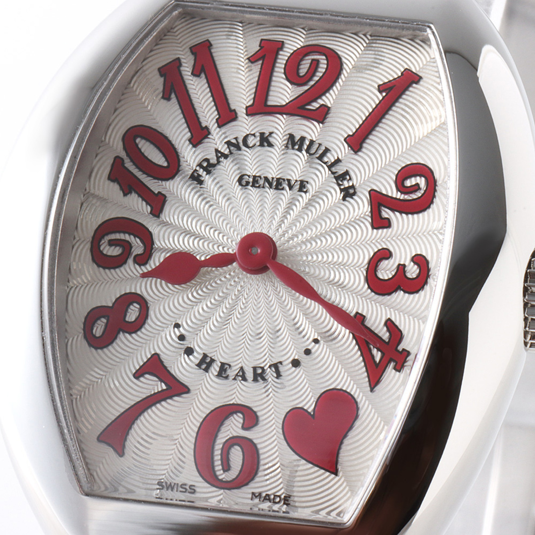 FRANCK MULLER(フランクミュラー)のフランクミュラー ハートトゥハート 5002SQZ C5H J RED OAC レディース 中古 腕時計 レディースのファッション小物(腕時計)の商品写真