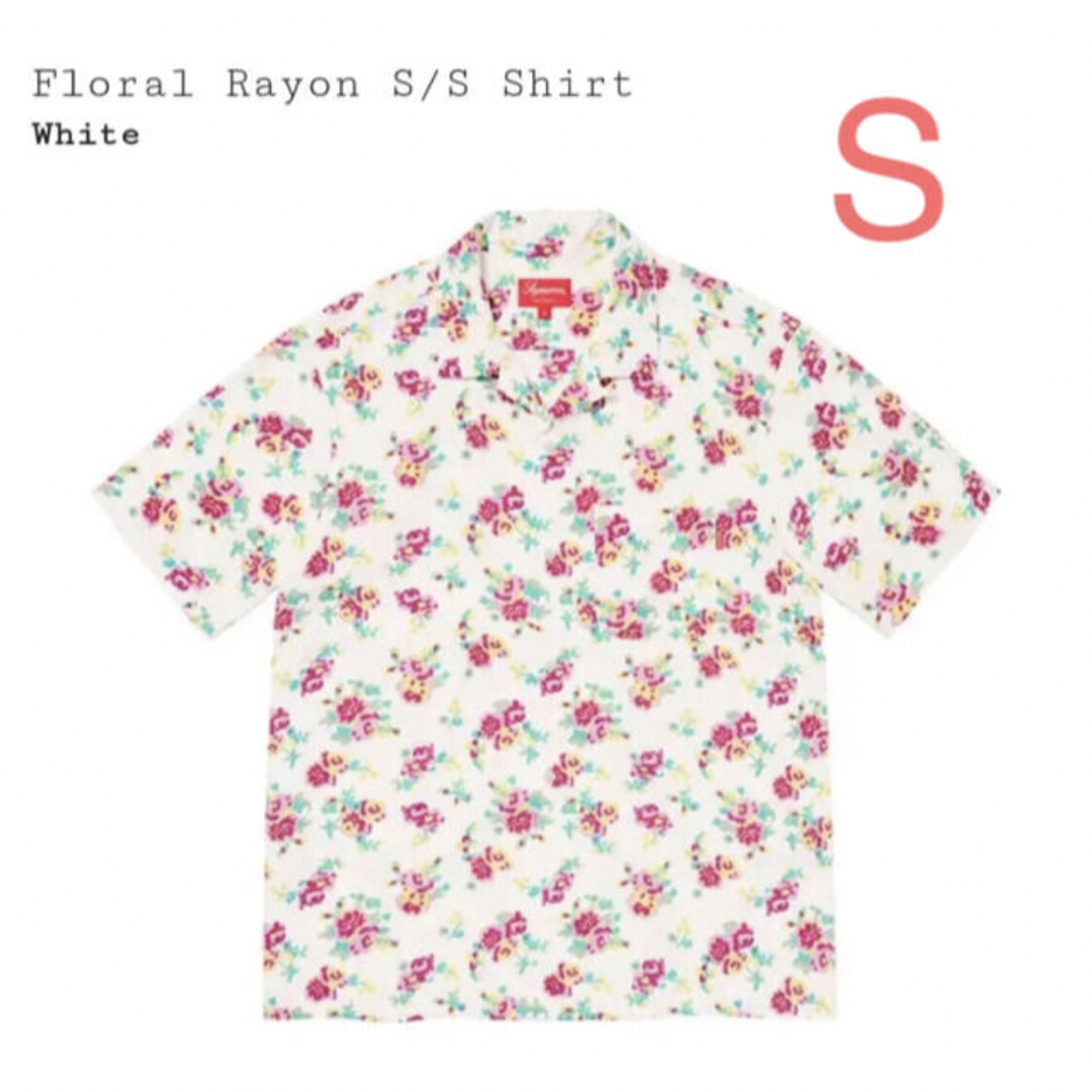 Supreme(シュプリーム)の【白S】 Floral Rayon S/S Shirt  SUPREME  メンズのトップス(シャツ)の商品写真