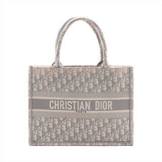 クリスチャンディオール(Christian Dior)のクリスチャンディオール ブックトート キャンバス  グレー レディース ト(トートバッグ)