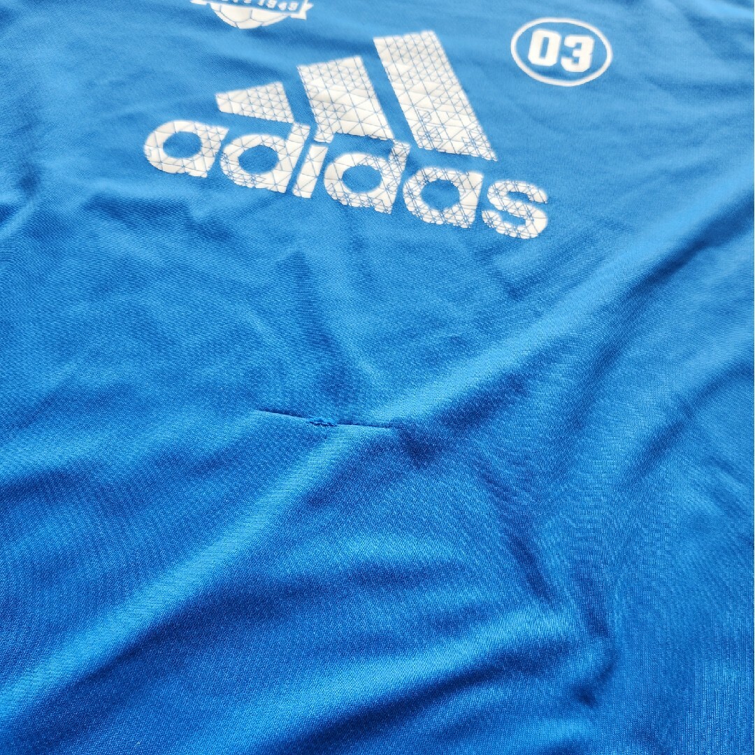 adidasメッシュシャツ キッズ/ベビー/マタニティのキッズ服女の子用(90cm~)(Tシャツ/カットソー)の商品写真