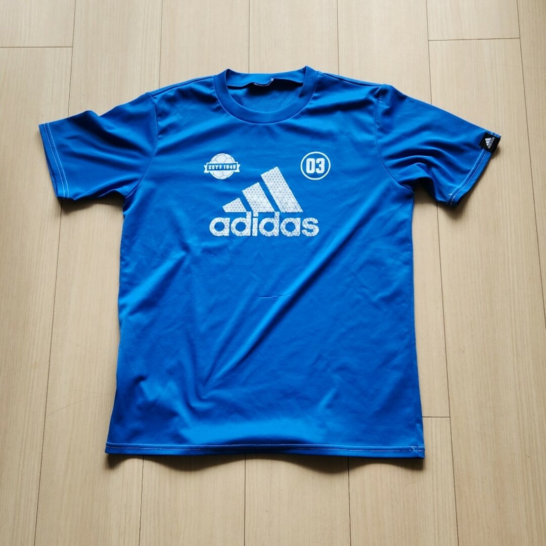 adidasメッシュシャツ キッズ/ベビー/マタニティのキッズ服女の子用(90cm~)(Tシャツ/カットソー)の商品写真