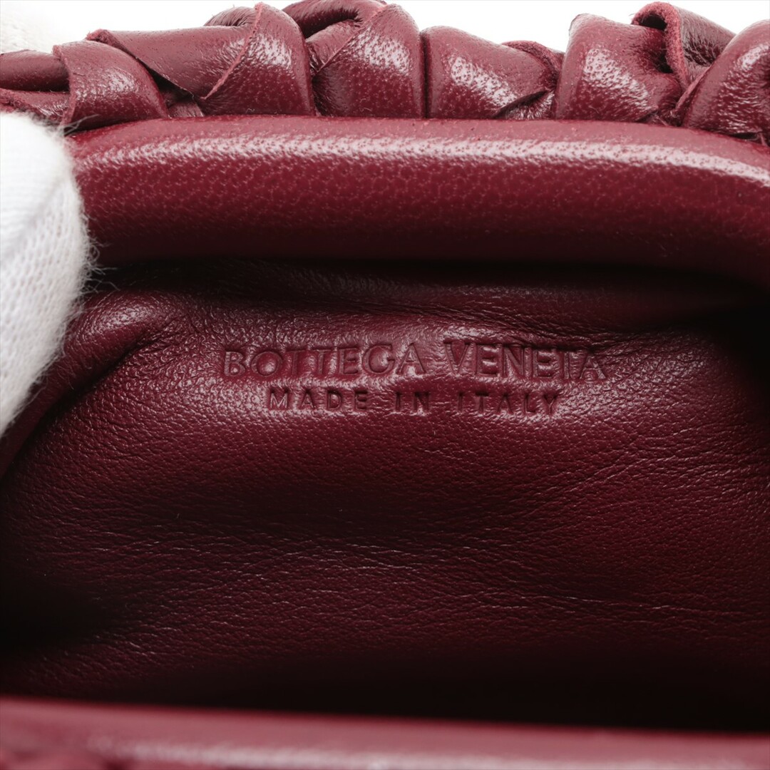 Bottega Veneta(ボッテガヴェネタ)のボッテガヴェネタ ミニ ザ ポーチ レザー  ボルドー レディース ショル レディースのバッグ(ショルダーバッグ)の商品写真