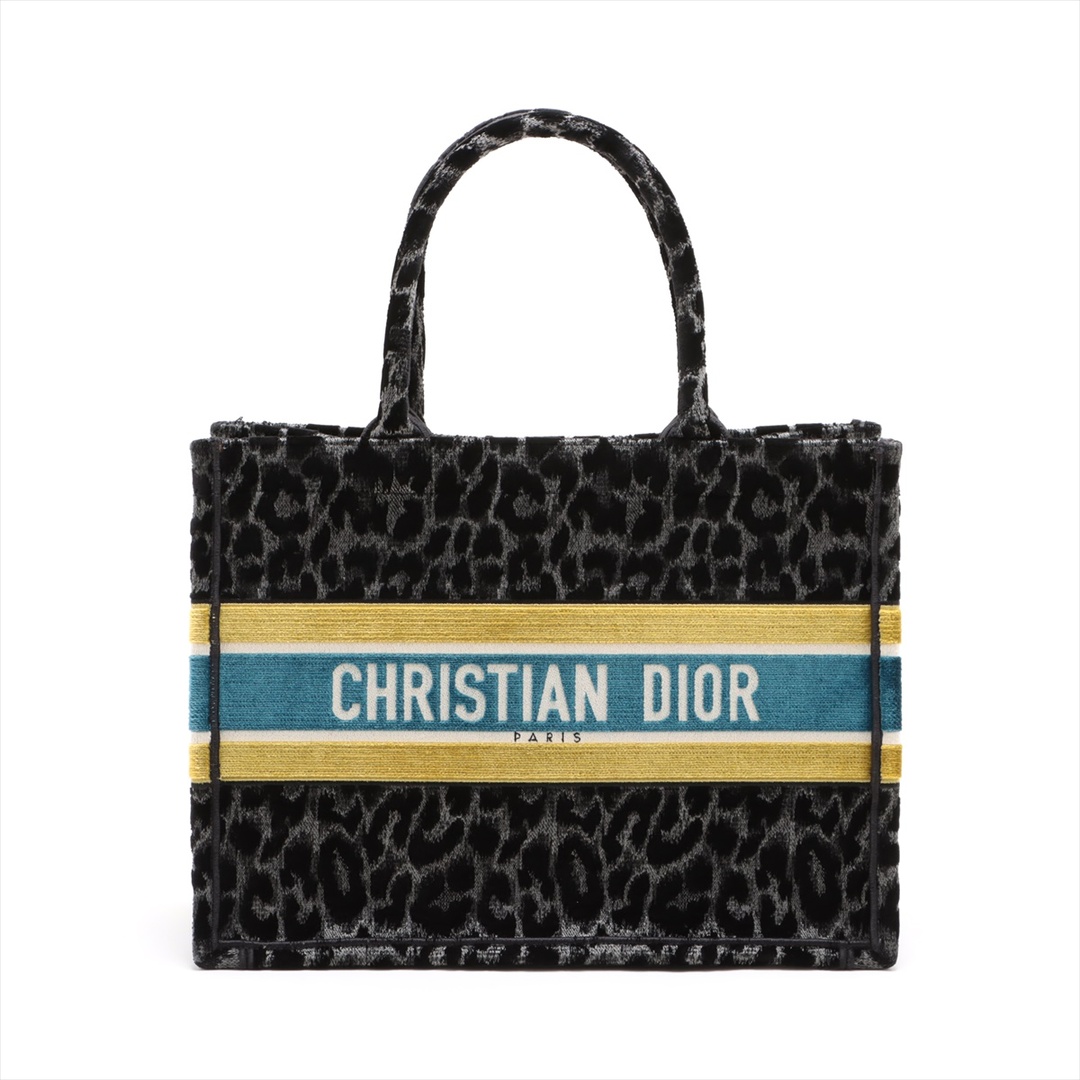 Christian Dior(クリスチャンディオール)のクリスチャンディオール ブックトート ベロア  ブラック レディース トー レディースのバッグ(トートバッグ)の商品写真