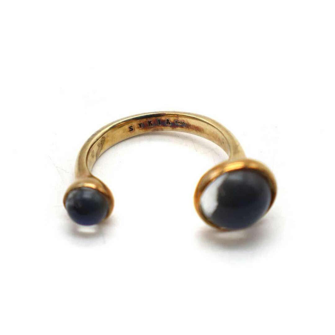 SYKIA シキア 2 Stone Mood Ring リング ゴールド 17号程度 レディースのアクセサリー(リング(指輪))の商品写真