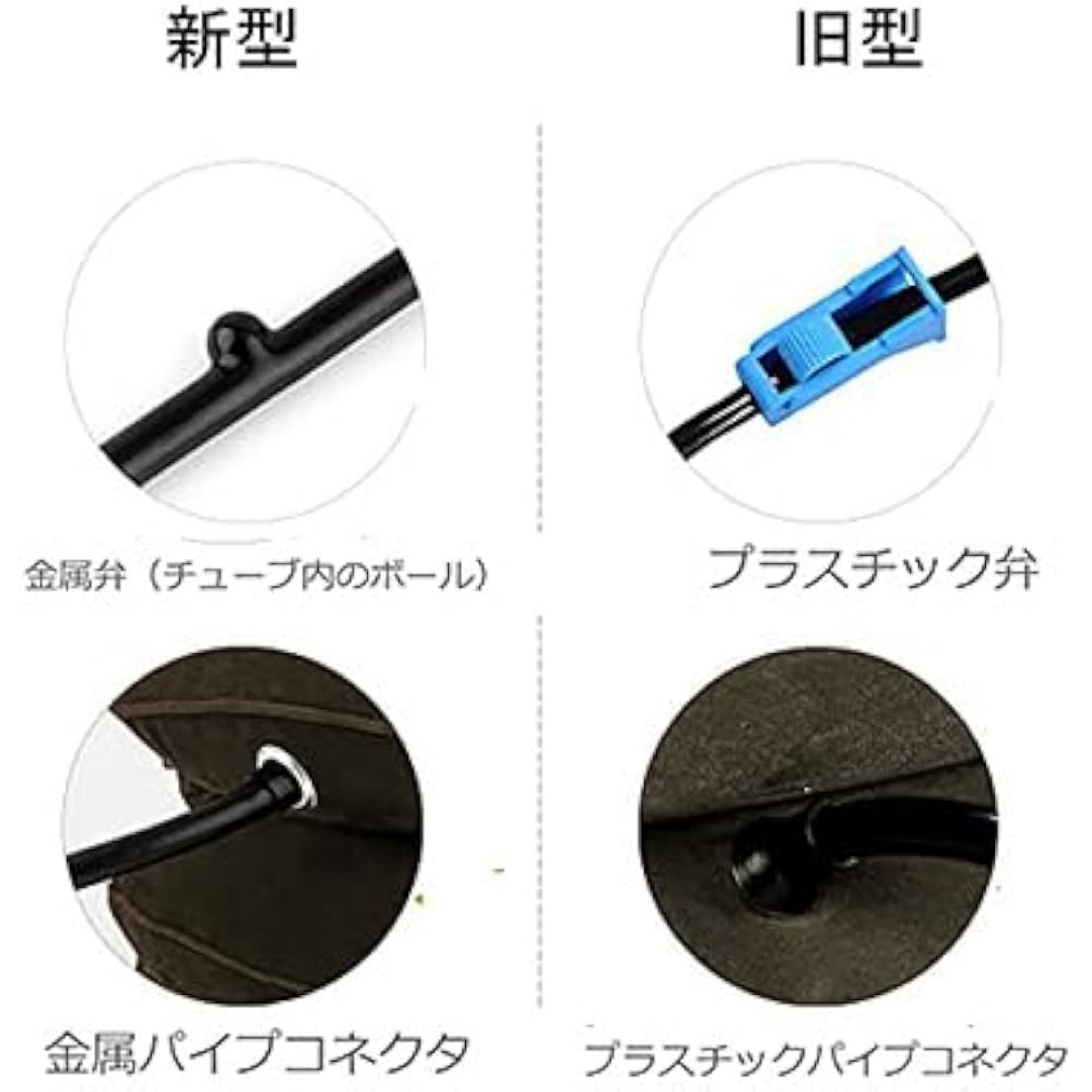 エアーネックストレッチャー 三つ叉ポンプ式 軽量 (コーヒー色) スマホ/家電/カメラの美容/健康(マッサージ機)の商品写真