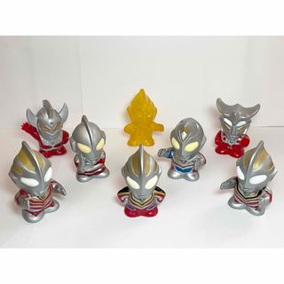 バンダイ(BANDAI)のウルトラマン指人形8体＆怪獣7体(特撮)