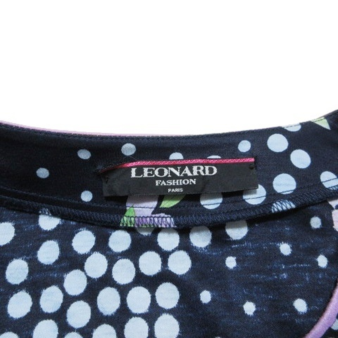 LEONARD(レオナール)のレオナール FASHION ノーカラー カーディガン ブルゾン IBO49 レディースのトップス(カーディガン)の商品写真