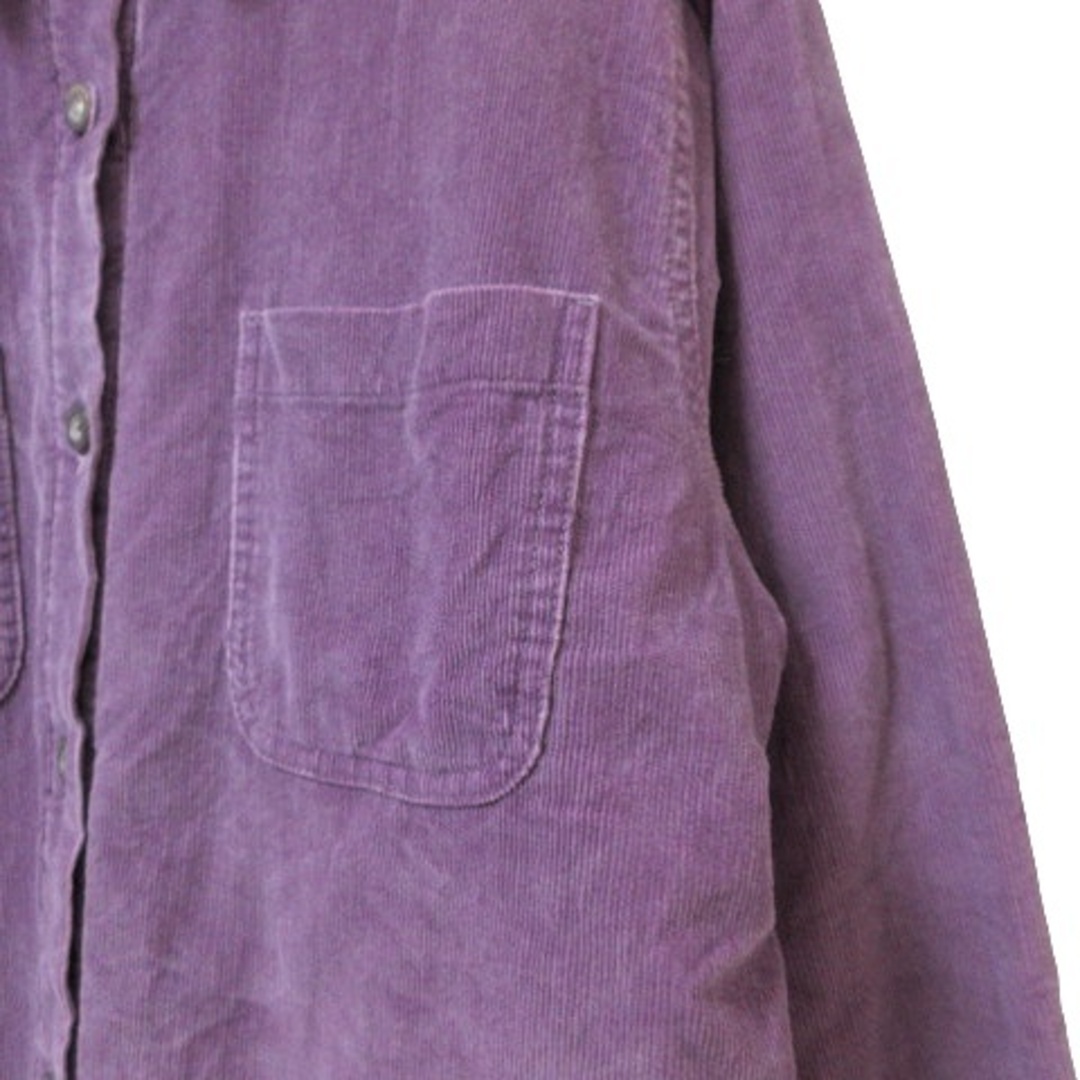 WOOLRICH(ウールリッチ)のウールリッチ　シャツ コーデュロイ ジャケット 裏ボア M 紫 パープル X レディースのジャケット/アウター(ブルゾン)の商品写真