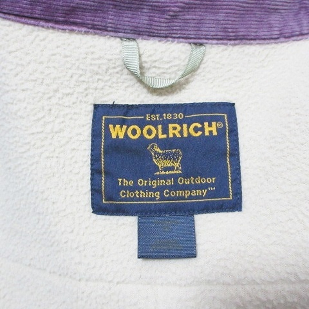 WOOLRICH(ウールリッチ)のウールリッチ　シャツ コーデュロイ ジャケット 裏ボア M 紫 パープル X レディースのジャケット/アウター(ブルゾン)の商品写真