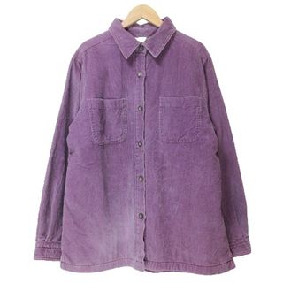 WOOLRICH - ウールリッチ　シャツ コーデュロイ ジャケット 裏ボア M 紫 パープル X