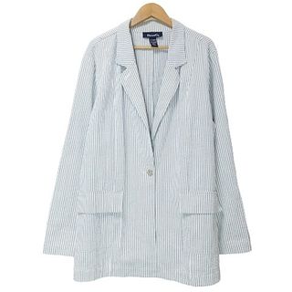 アザー(other)のDenim&Co しじら織り シャツ テーラード ジャケット シングル 1B (テーラードジャケット)