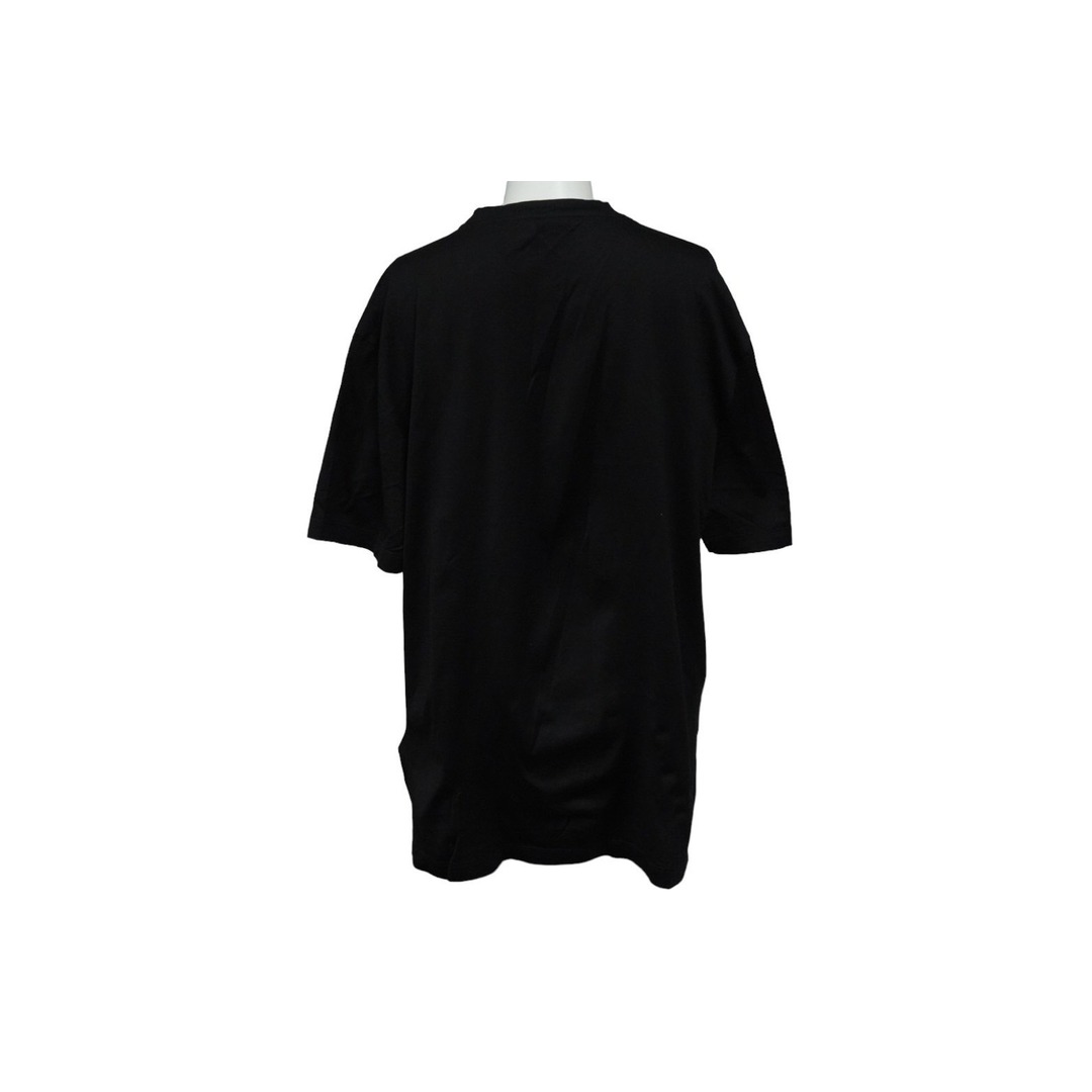 VERSACE(ヴェルサーチ)の極美品 VERSACE ヴェルサーチ メデューサ プリント 半袖Ｔシャツ ブラック ゴールド トップス A73738 サイズXXL 中古 61677 レディースのトップス(Tシャツ(半袖/袖なし))の商品写真