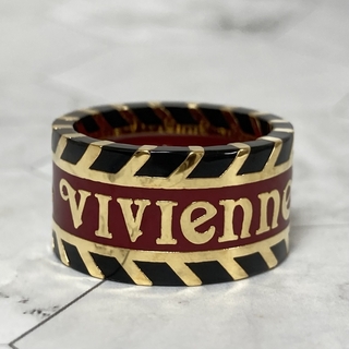 ヴィヴィアンウエストウッド(Vivienne Westwood)のヴィヴィアン　ジャシンダリング　ゴールド×レッド(リング(指輪))