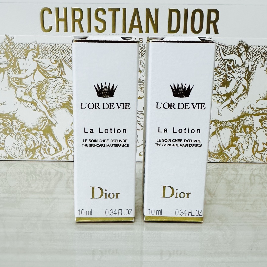 Christian Dior(クリスチャンディオール)のディオール オー・ド・ヴィ ラ ローション 10ml x2最高峰　新品未開封 コスメ/美容のスキンケア/基礎化粧品(化粧水/ローション)の商品写真