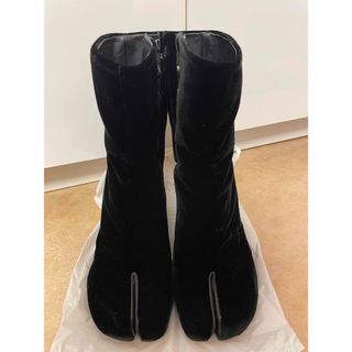 マルタンマルジェラ(Maison Martin Margiela)のmargiela tabi boots ベロア生地　サイズ37(ブーツ)