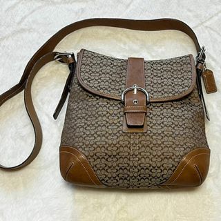 コーチ(COACH)のCOACH　ショルダーバッグ　ミニシグネチャー　ベージュ　　6376　(ショルダーバッグ)