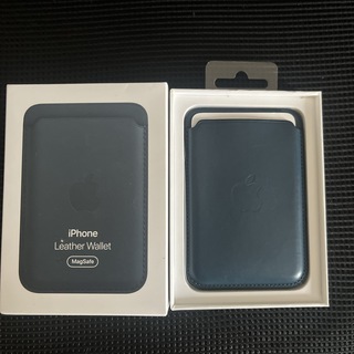 アップル(Apple)のApple leather Wallet(iPhoneケース)