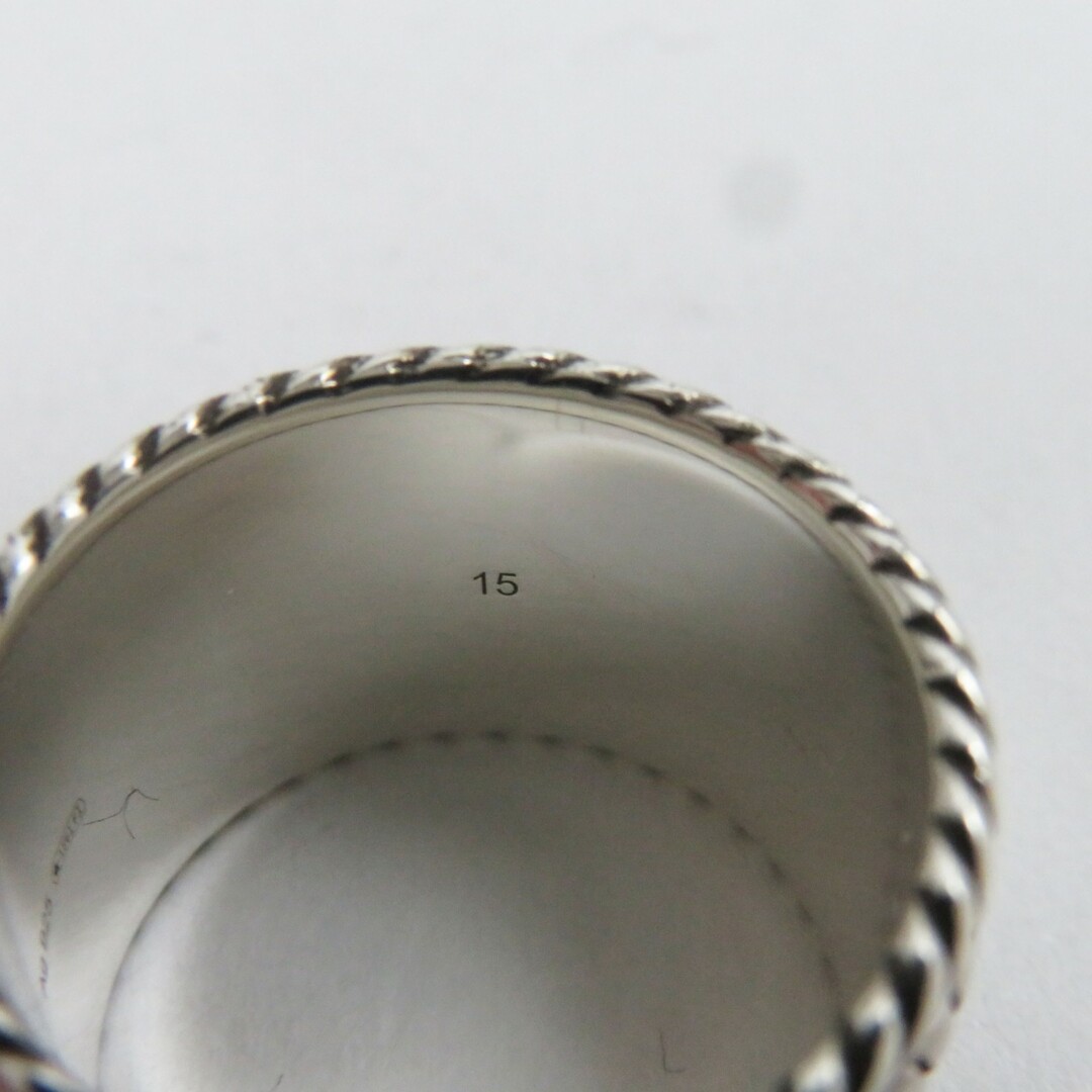 Gucci(グッチ)の美品●GUCCI グッチ 627753 AG925 GGマーモント リング・指輪 アクセサリー シルバー 15号 イタリア製 重量8.99g メンズ メンズのアクセサリー(リング(指輪))の商品写真
