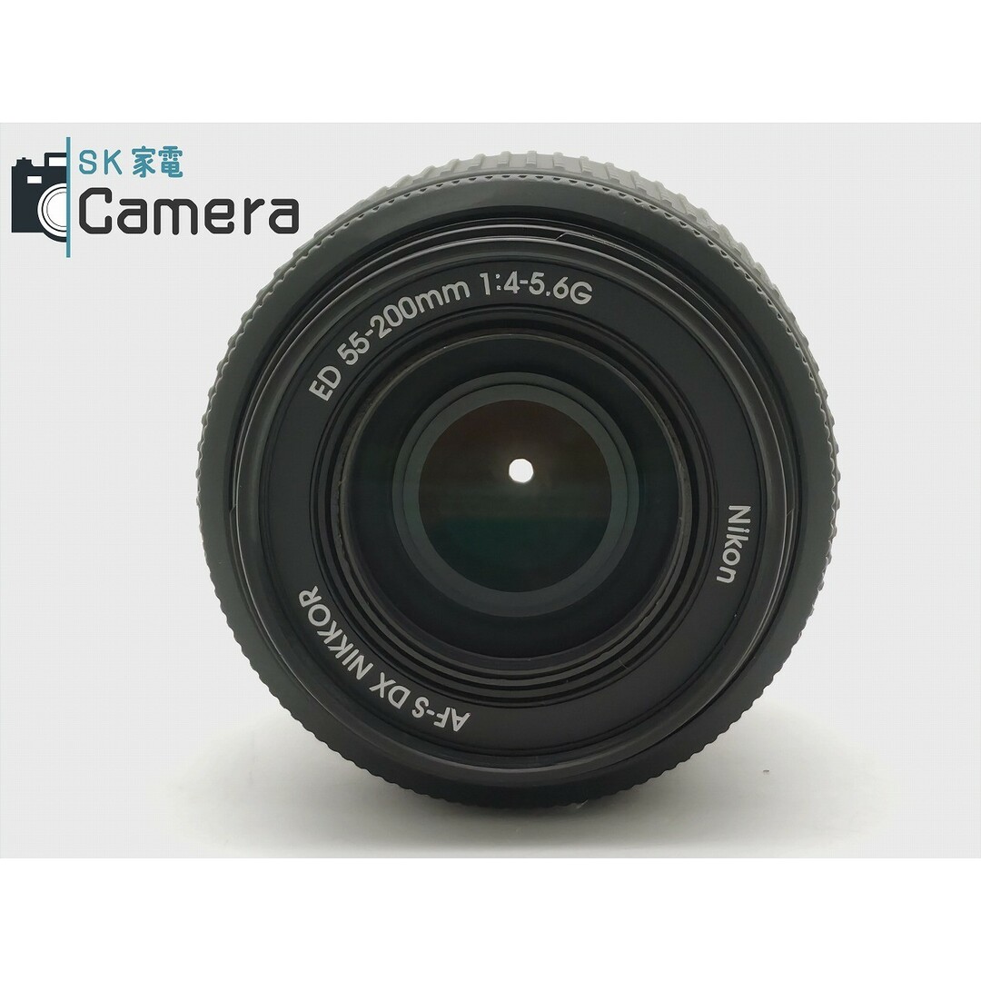 Nikon(ニコン)のNikon DX AF-S NIKKOR 55-200ｍｍ F4-5.6 G ED ニコン 美品 おまけ付 スマホ/家電/カメラのカメラ(レンズ(ズーム))の商品写真