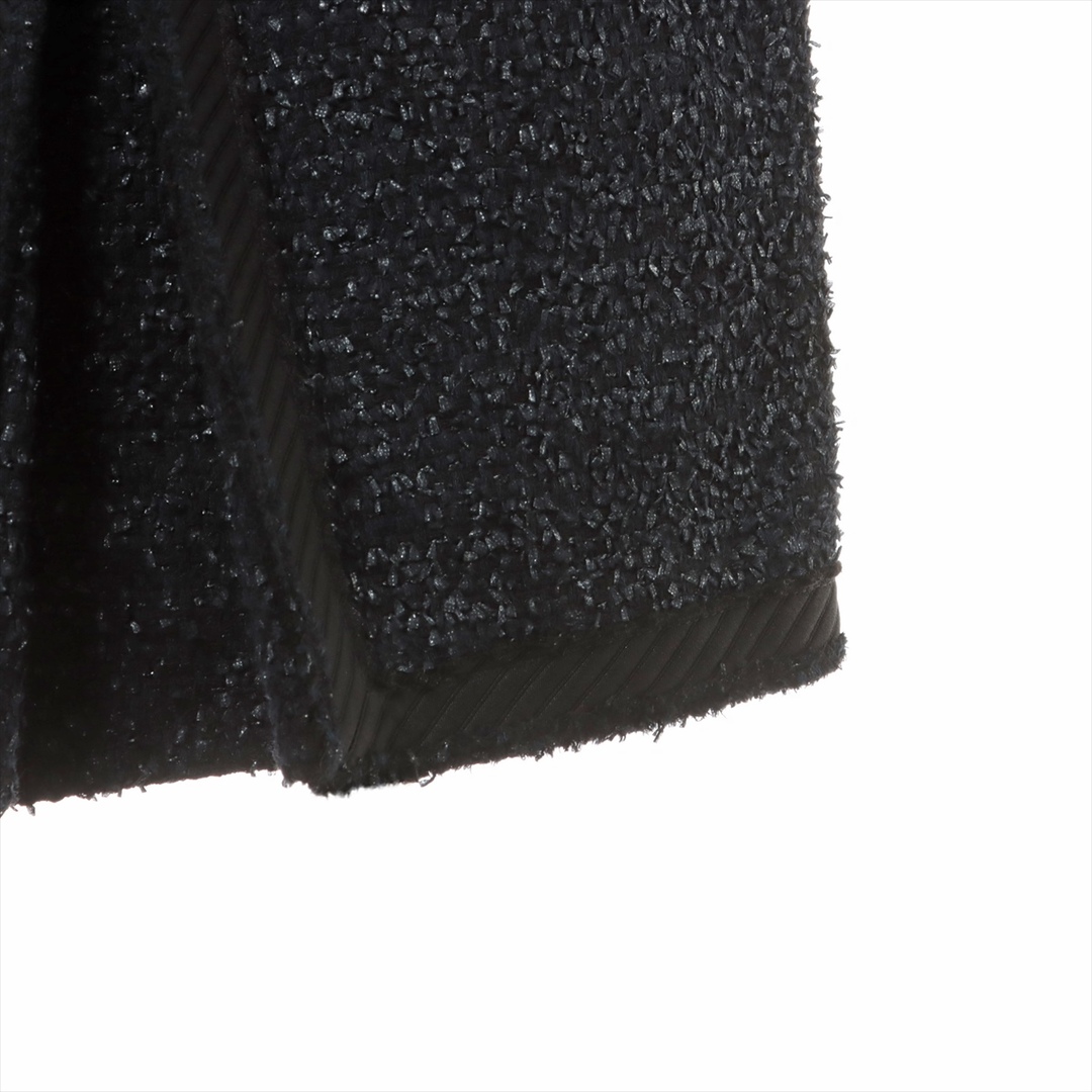 CHANEL(シャネル)のシャネル ココボタン ウール×ナイロン 36/38 ブラック レディース レディースのジャケット/アウター(その他)の商品写真