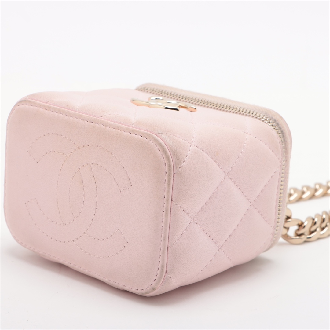 CHANEL(シャネル)のシャネル  ラムスキン  ピンク レディース ショルダーバッグ レディースのバッグ(ショルダーバッグ)の商品写真