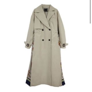 アウラ(AULA)のAULA SIDE PLEATS TRENCH COAT トレンチ コート(トレンチコート)