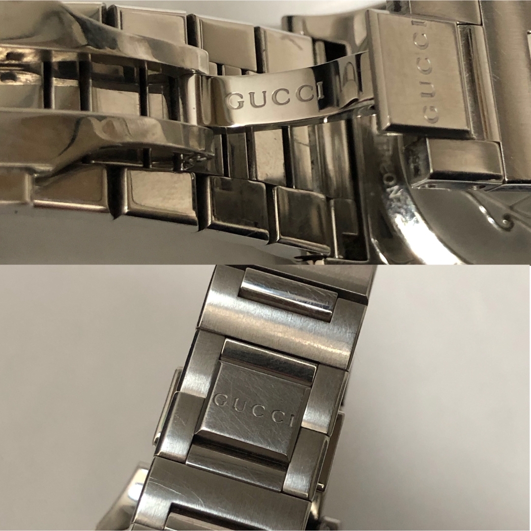 Gucci(グッチ)の(M032710)GUCCI 115.4 パンテオン デイト クォーツ シェル メンズの時計(腕時計(アナログ))の商品写真