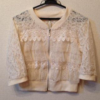 ショート丈レーストップス♡(カーディガン)