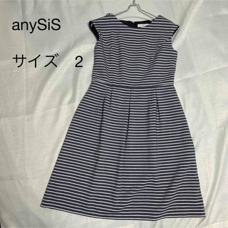 anySiS - anySiS 2 ワンピース　春　夏　ボーダー