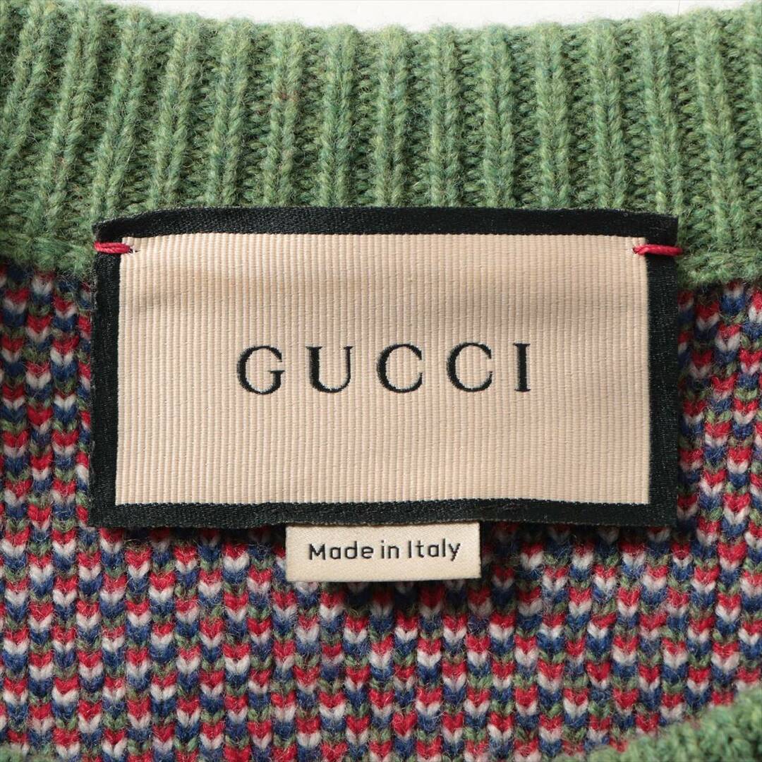 Gucci(グッチ)のグッチ GGパターン ウール M グリーン メンズ その他トップス メンズのトップス(その他)の商品写真