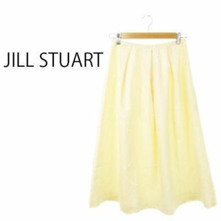 JILLSTUART - ジルスチュアート フレアスカート ミモレ ウール 2 白 230726AH2A