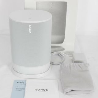 Sonos Move MOVE1JP1 ルナーホワイト スマートスピーカー Bluetooth/AirPlay 2/Wi-Fi/ストリーミング対応 Alexa搭載 ソノス 本体(スピーカー)