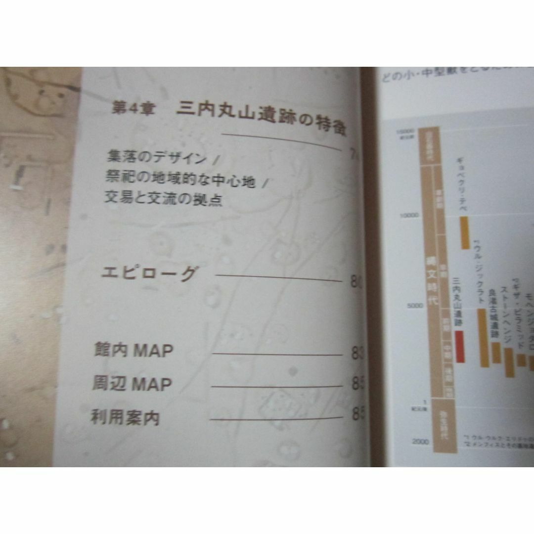 三内丸山遺跡ガイドブック　　令和５年度の第2版　。出土品写真や解説　他 エンタメ/ホビーの本(ノンフィクション/教養)の商品写真