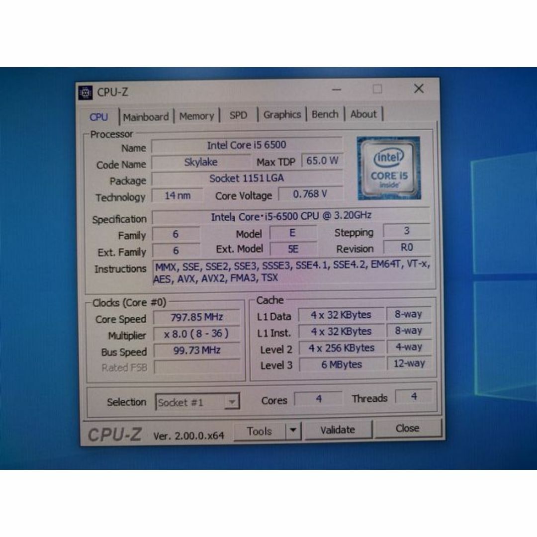 Intel Core i5-6500 スマホ/家電/カメラのPC/タブレット(PCパーツ)の商品写真