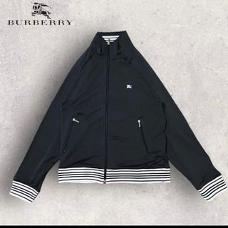 BURBERRY - バーバリーブラックレーベル　トラックジャケット　ブラック　古着