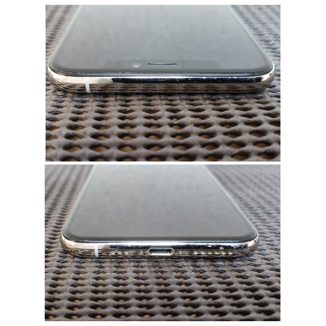 iPhone(アイフォーン)の美品 iPhone Xs 64GB シルバー SIMフリー スマホ/家電/カメラのスマートフォン/携帯電話(スマートフォン本体)の商品写真