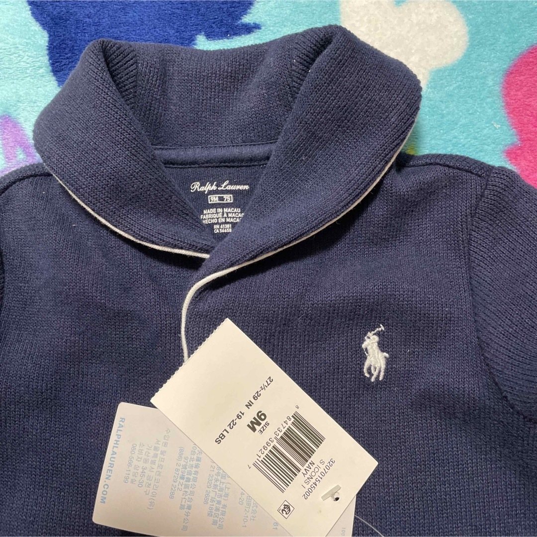 POLO RALPH LAUREN(ポロラルフローレン)のラルフローレン カバーオール ロンパース 9m 75 新品 キッズ/ベビー/マタニティのベビー服(~85cm)(カバーオール)の商品写真