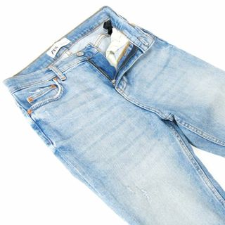 ザラ(ZARA)のZARAザラ▼ストレッチハイウエストスリムテーパードデニム▼02▼W約68cm(デニム/ジーンズ)