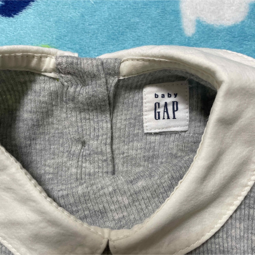 babyGAP(ベビーギャップ)のGAP babygap ボディオール ロンパース 襟付き 50 キッズ/ベビー/マタニティのベビー服(~85cm)(ロンパース)の商品写真