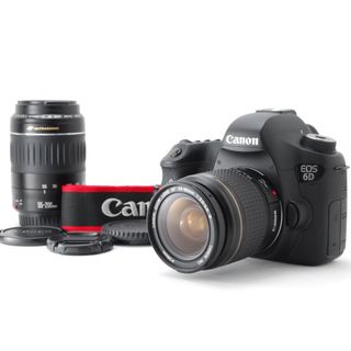 キヤノン(Canon)の❤️極美品✨フルサイズ高画質！WiFi★キャノン EOS 6D ダブルズーム❤️(デジタル一眼)