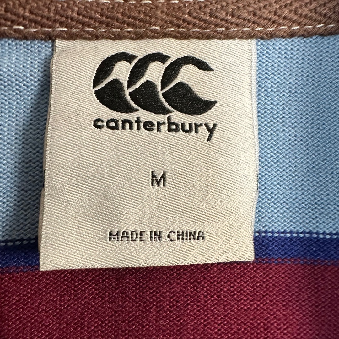 CANTERBURY(カンタベリー)の美品【Canterbury】クレイジーパターン ラガーシャツ マルチカラー メンズのトップス(ポロシャツ)の商品写真