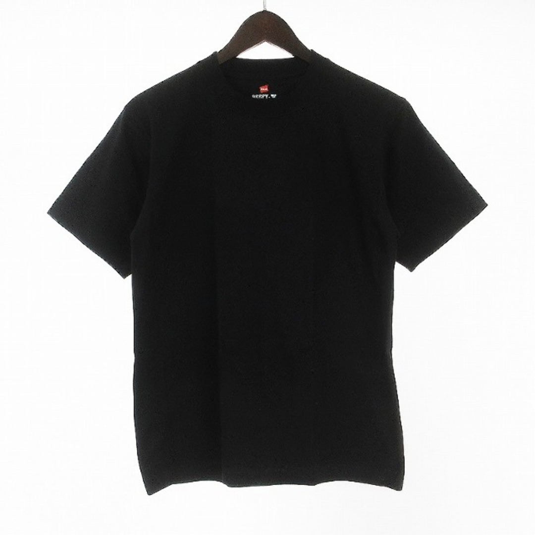 Hanes(ヘインズ)のヘインズ BEEFY Tシャツ 3点セット 半袖 長袖 コットン ブラック S メンズのトップス(Tシャツ/カットソー(七分/長袖))の商品写真