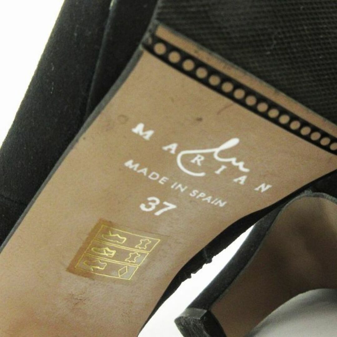other(アザー)のマリアン MARIAN ブーティー ショートブーツ スエード 黒 ブラック 37 レディースの靴/シューズ(ブーツ)の商品写真